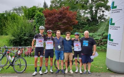 Tour des Landes samedi 10 et dimanche 11 aout course 1er 2ème 3 ème catégorie et juniors